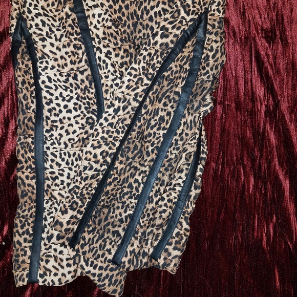 Michael Kors silk leopard sleeveless dress - Picture 6 of 8